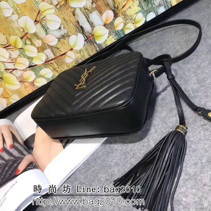 YSL聖羅蘭 冠軍產品 最新v格南非原版皮 鏈條斜挎包 57700-1  YAS1096
